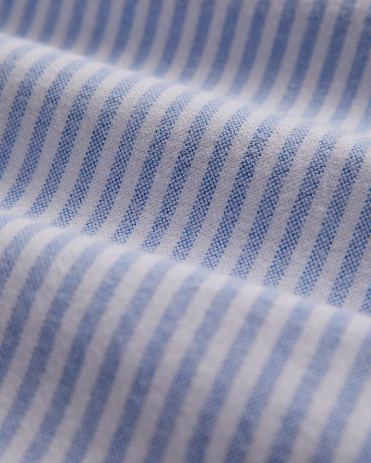 Brushed Oxford Stripe - Blue