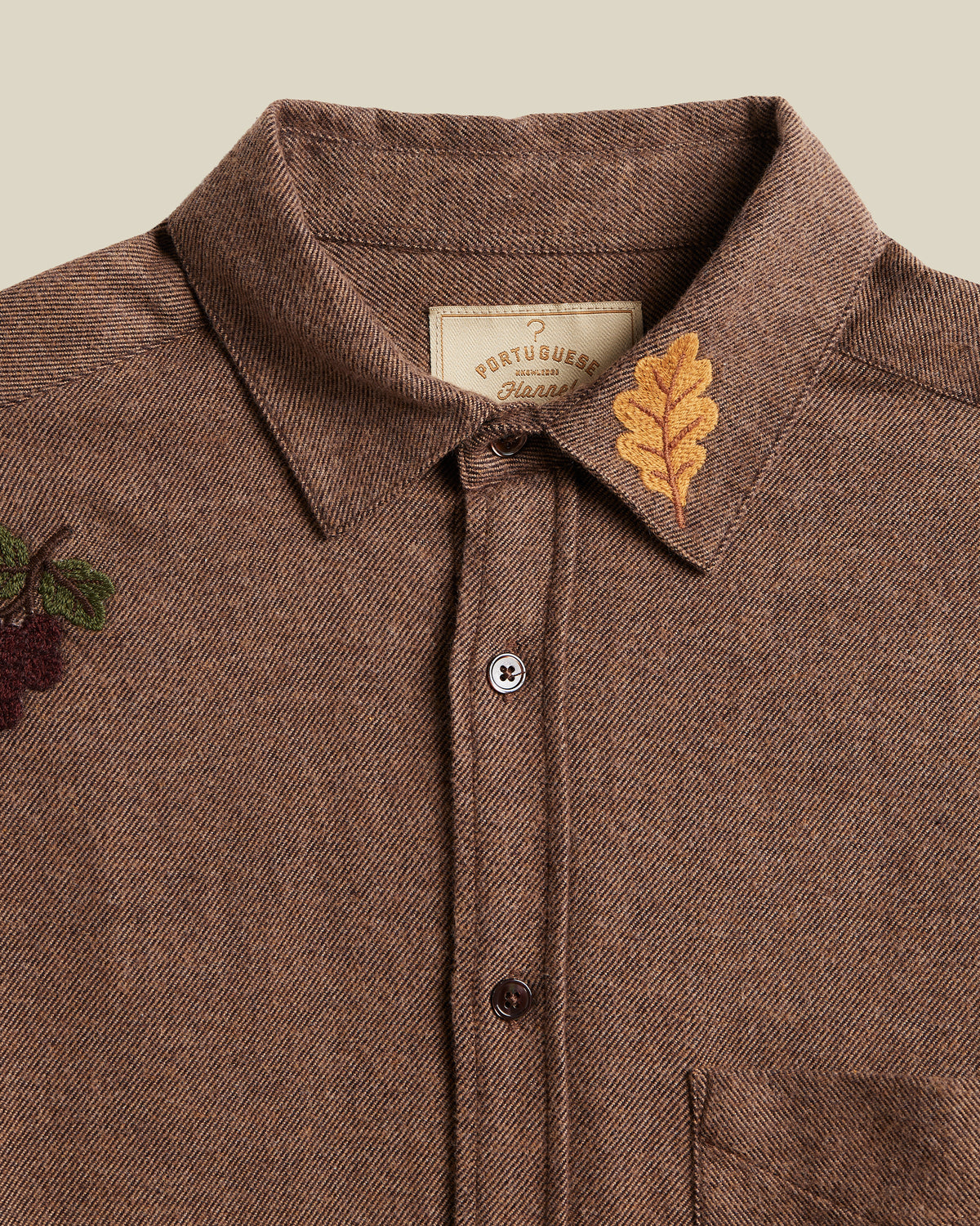 Embroidery Flannel - Almond