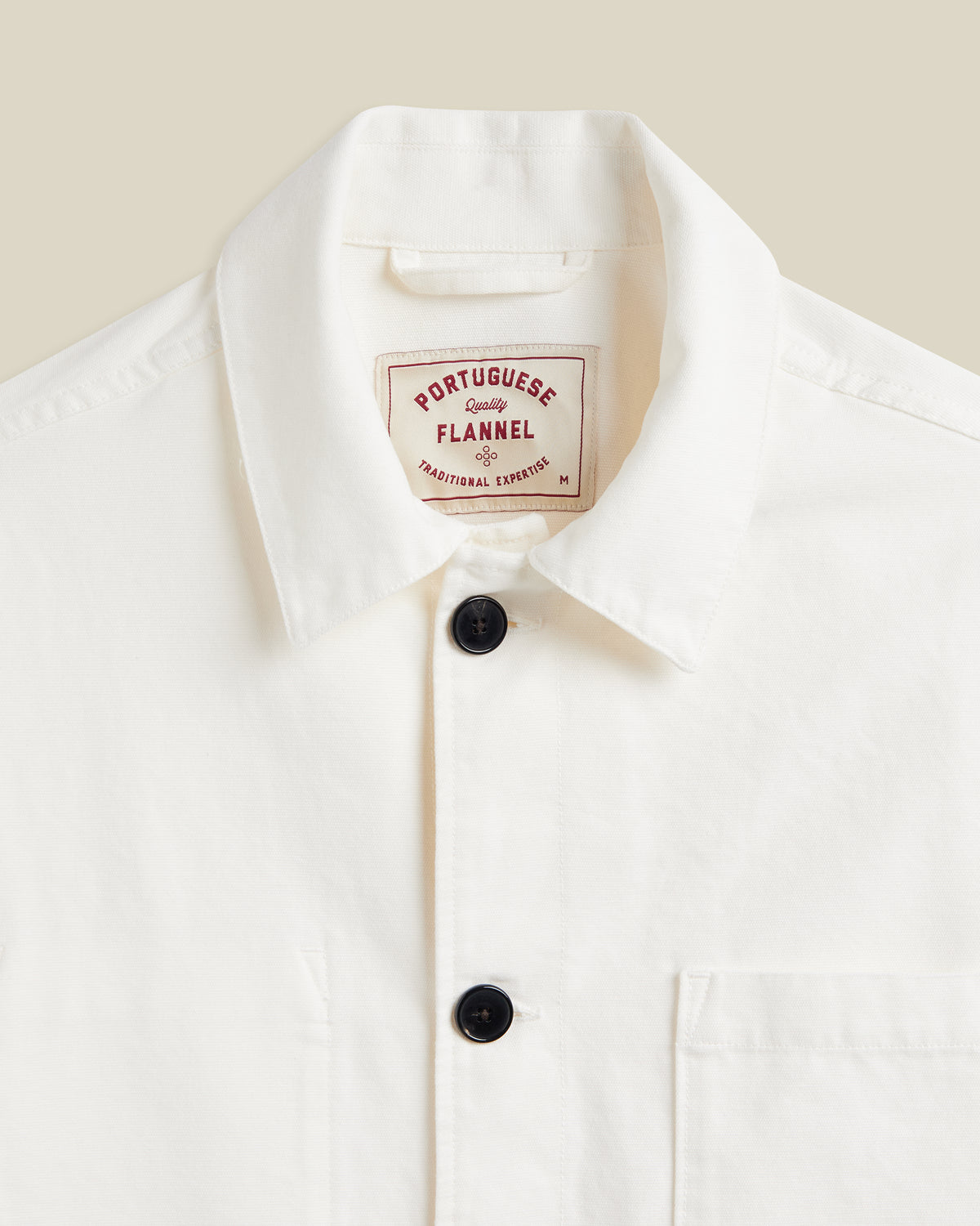 LEGACY JACKET IN CANVAS - ECRU