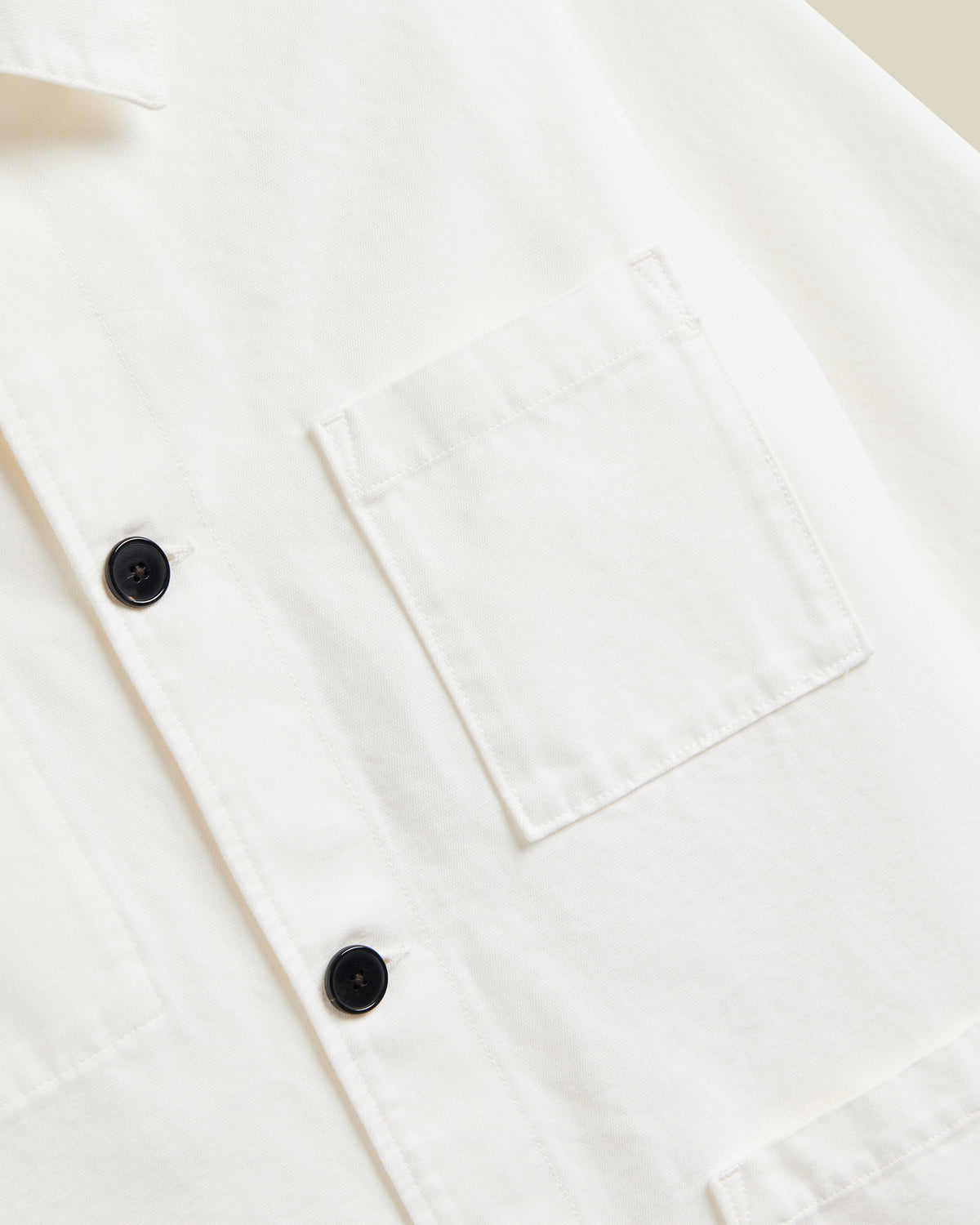 LEGACY JACKET IN CANVAS - ECRU