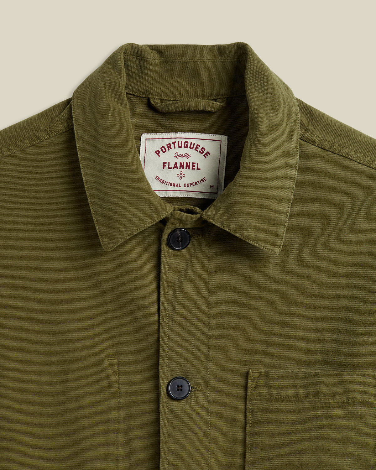 LEGACY JACKET IN CANVAS - MILITARY GREEN