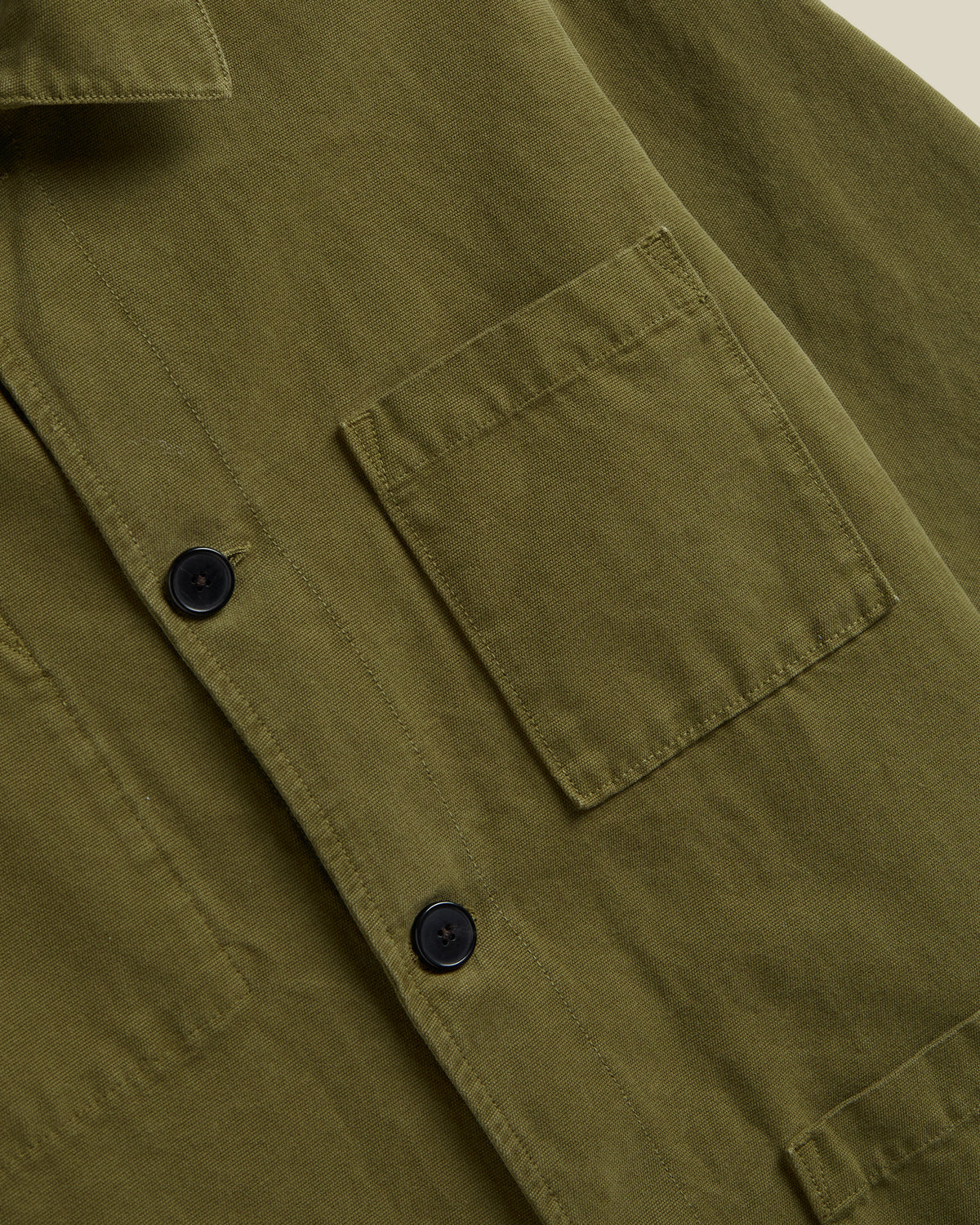 LEGACY JACKET IN CANVAS - MILITARY GREEN