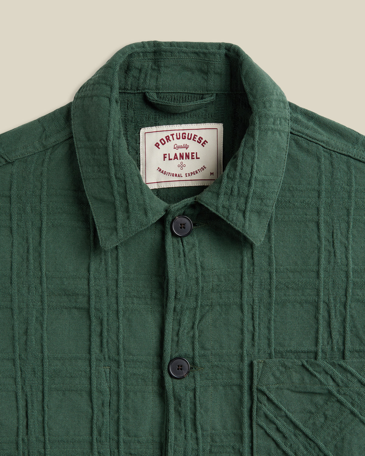 LEGACY JACKET IN EMBOSSED PLAID - GREEN