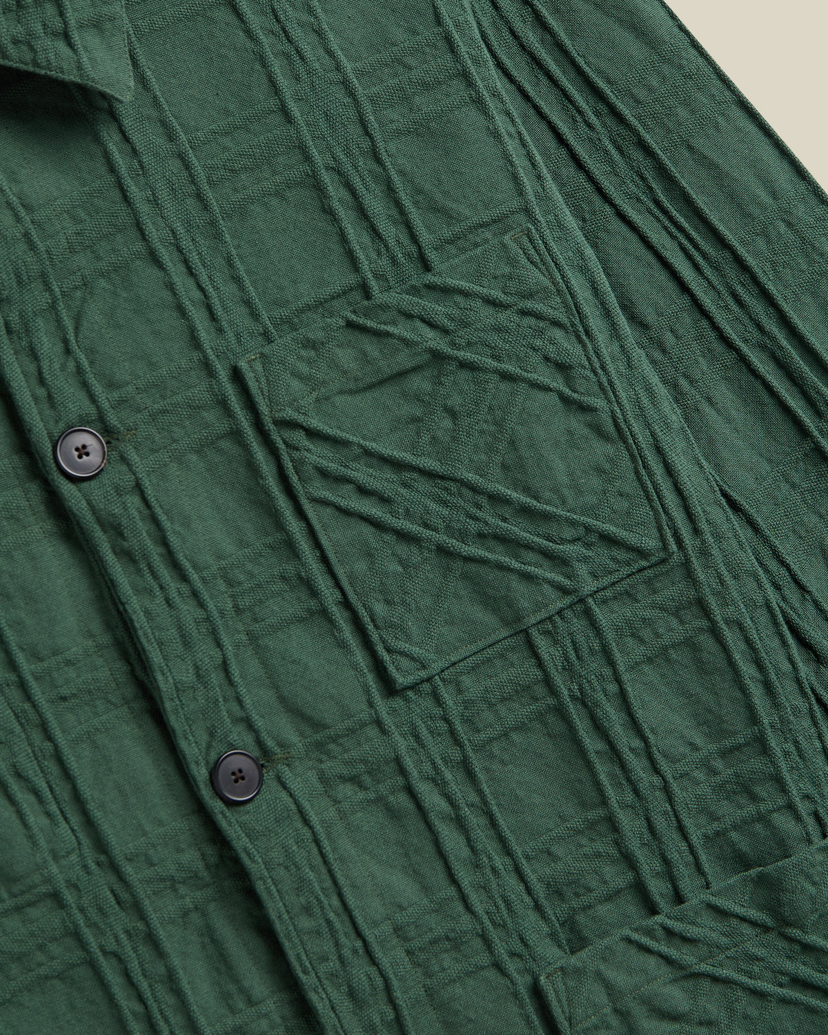 LEGACY JACKET IN EMBOSSED PLAID - GREEN