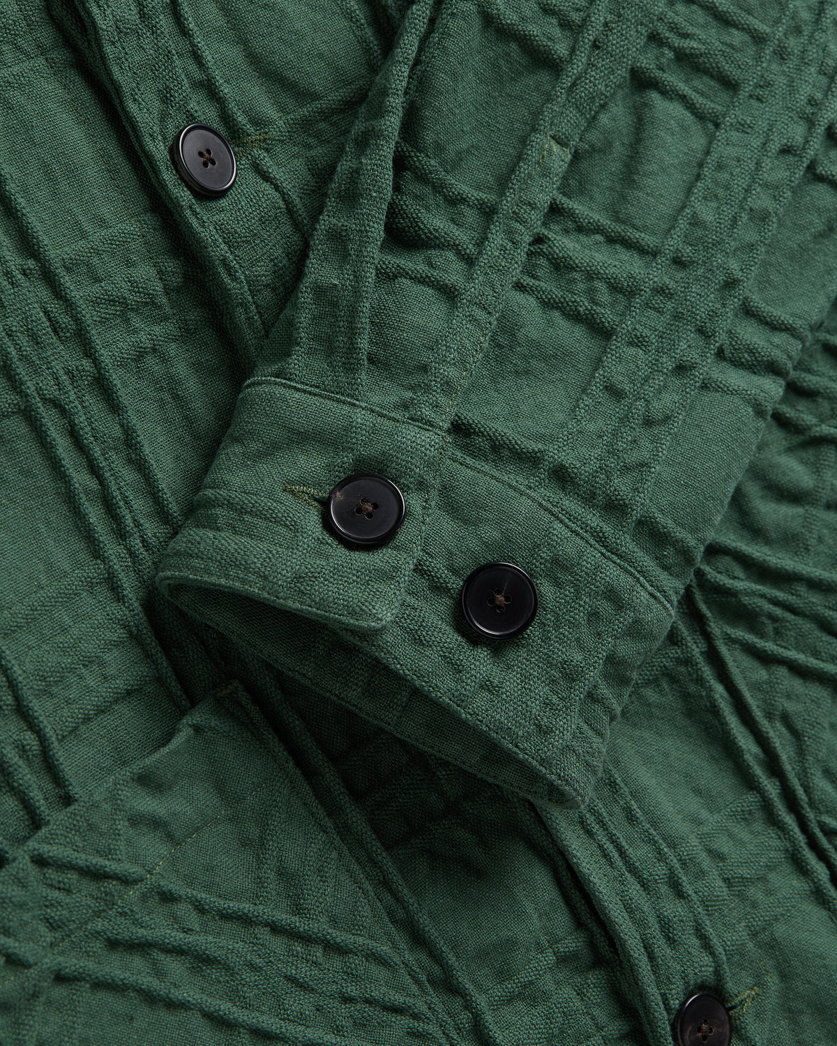 LEGACY JACKET IN EMBOSSED PLAID - GREEN