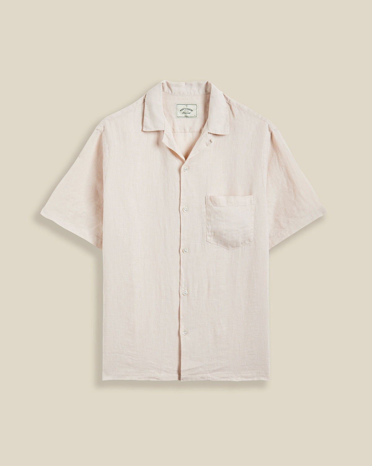 LINEN CAMP COLLAR - RAW