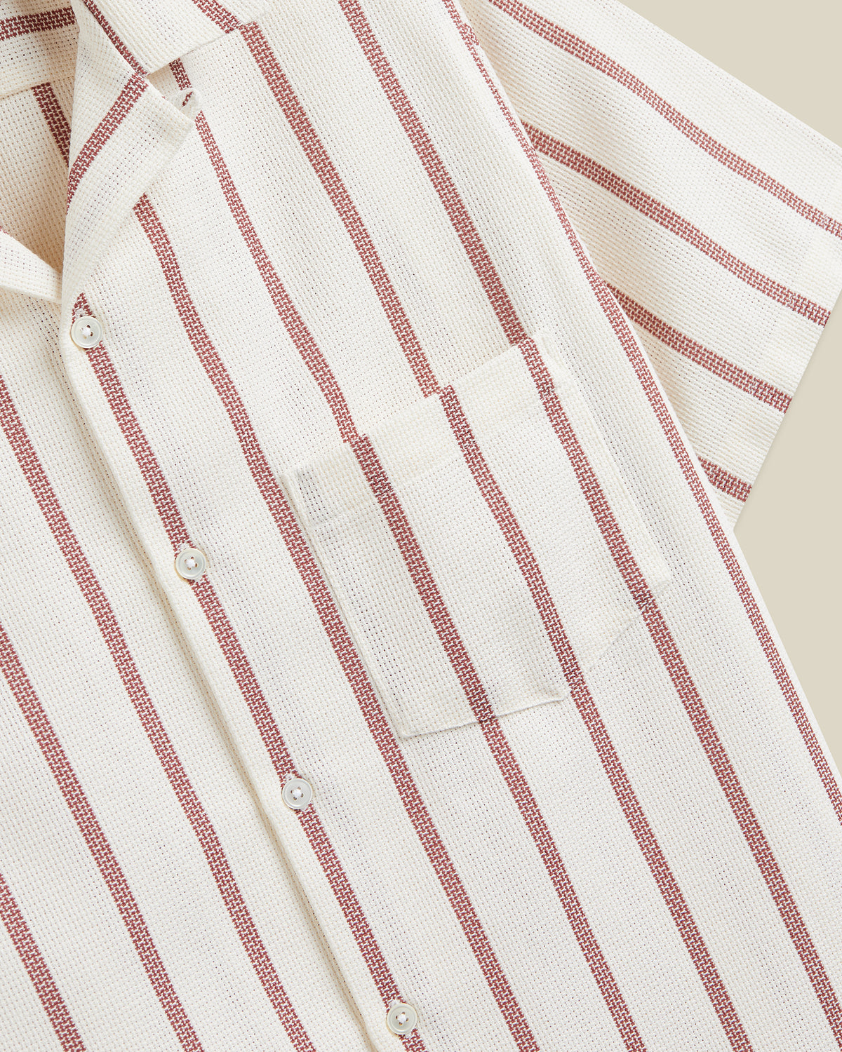 PIQUET STRIPE - BORDEAUX
