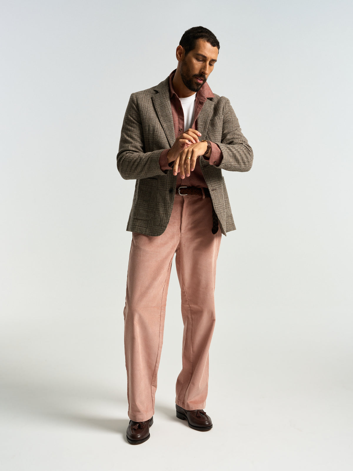 Corduroy Trousers - Old Rose