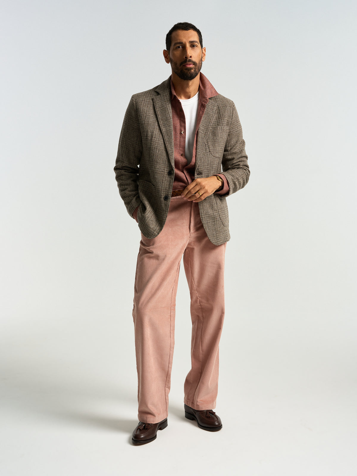 Corduroy Trousers - Old Rose