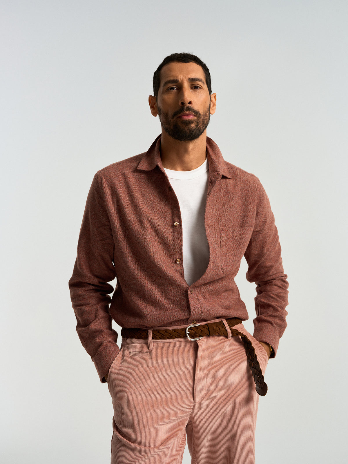 Corduroy Trousers - Old Rose