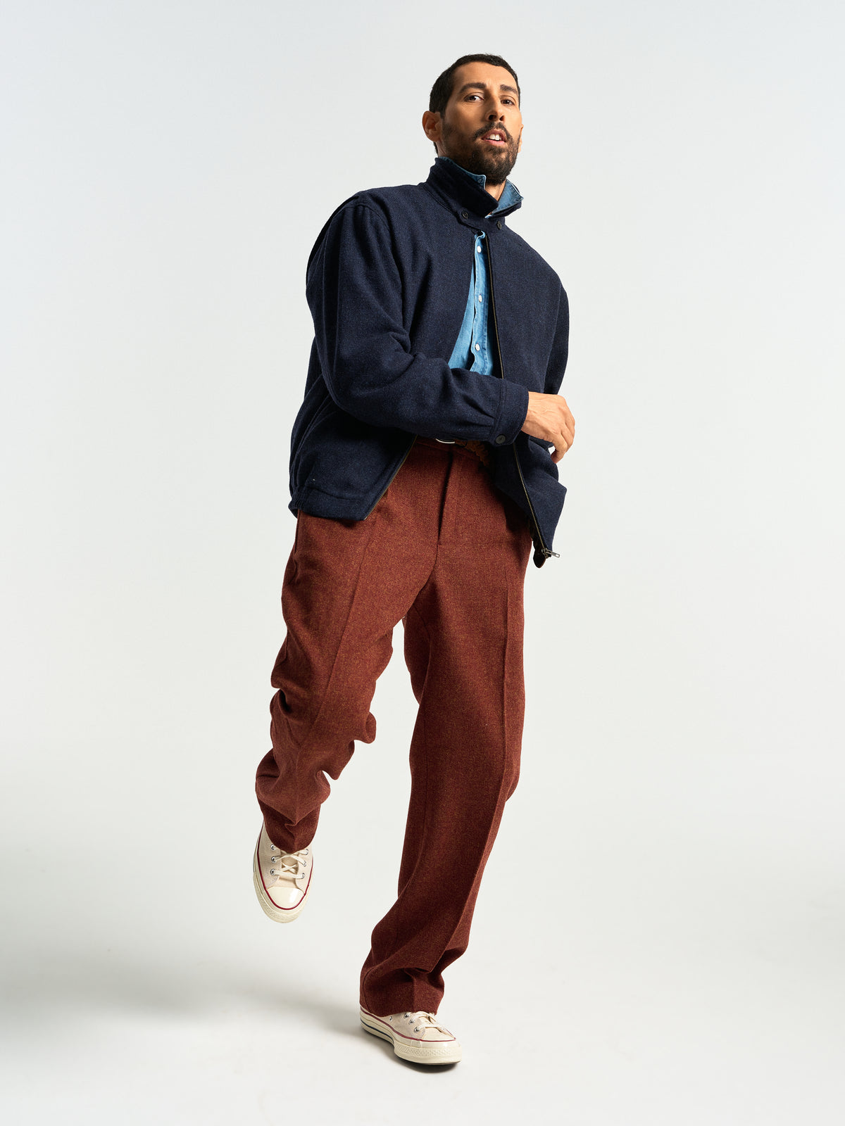 Single Pleat Trousers - Terroir