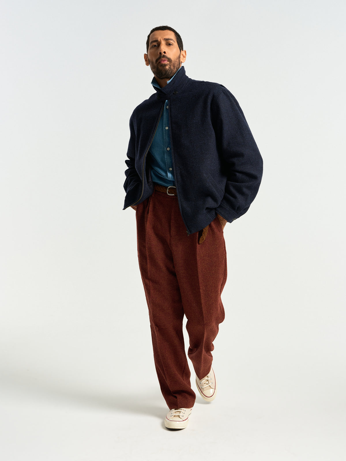 Single Pleat Trousers - Terroir
