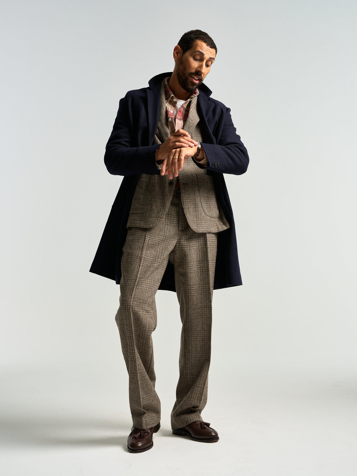 Overcoat - Navy