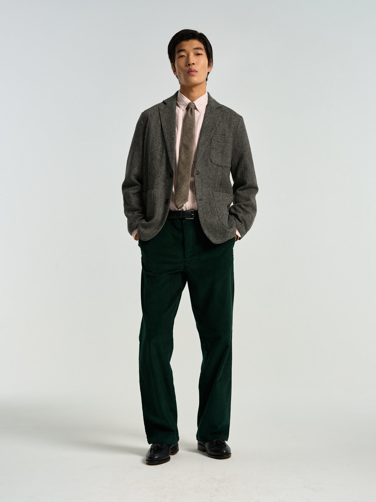 Corduroy Trousers - Green