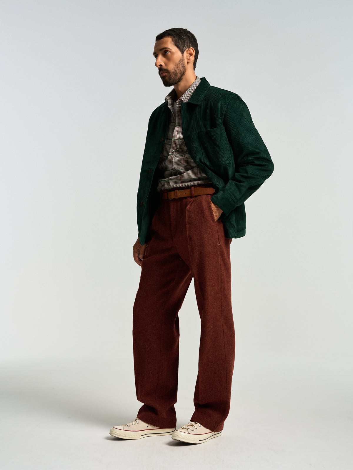 Single Pleat Trousers - Terroir