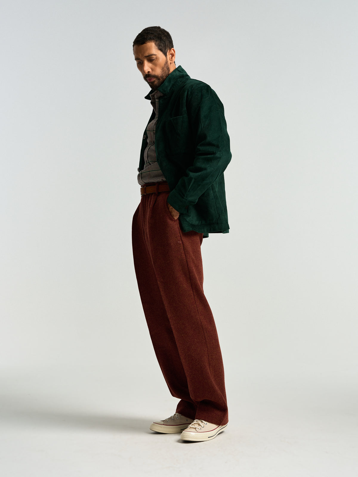 Single Pleat Trousers - Terroir
