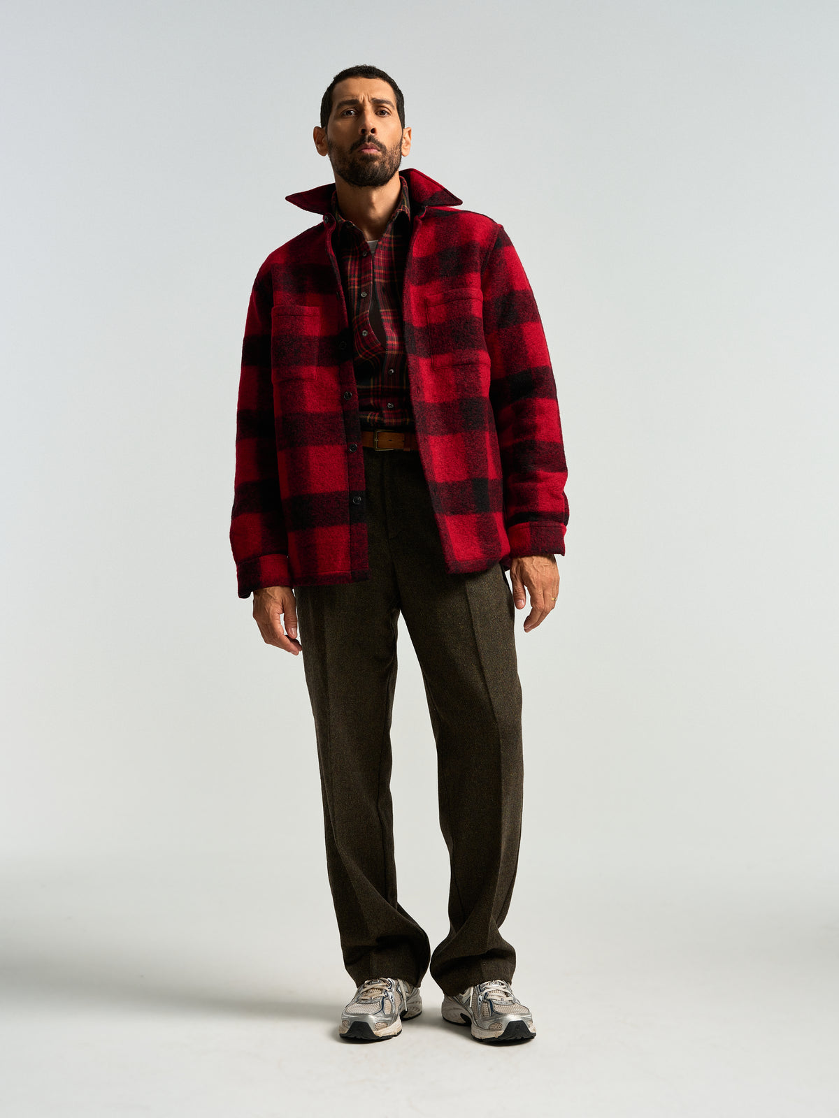 Single Pleat Trousers - Forest