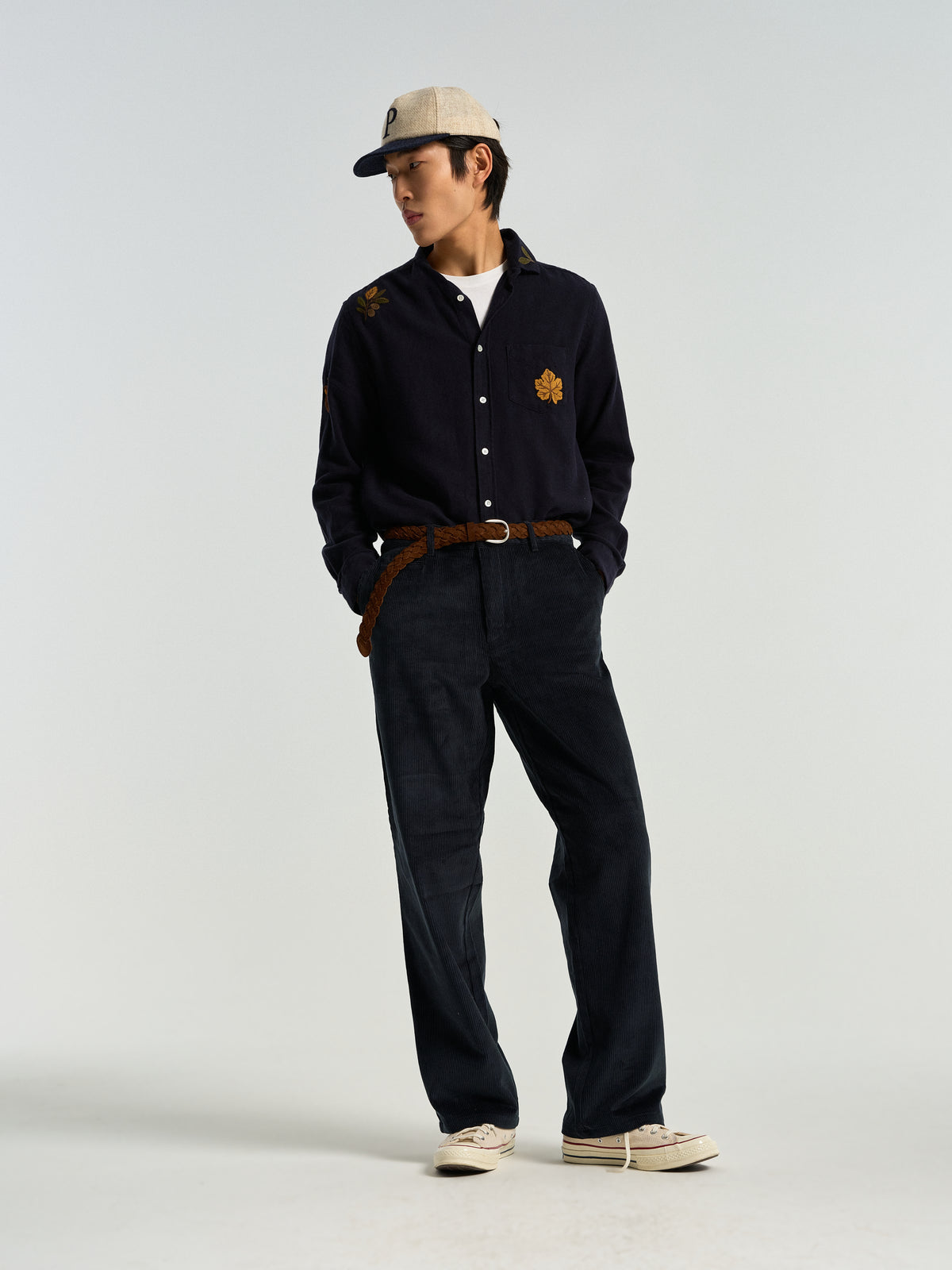 Cap Wool - Ecru/Blue