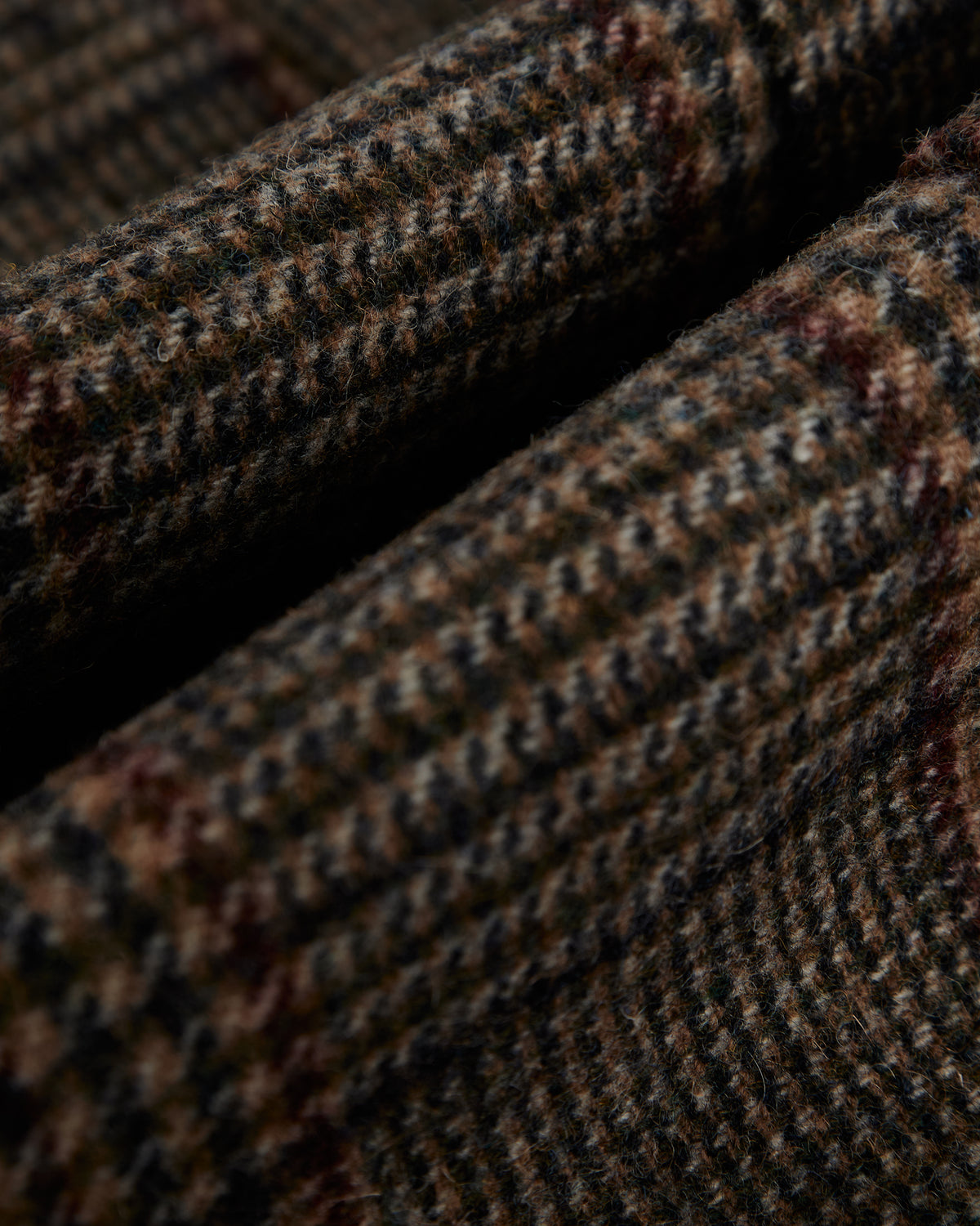 Single Pleat Trousers Prince Of Wales - Norton