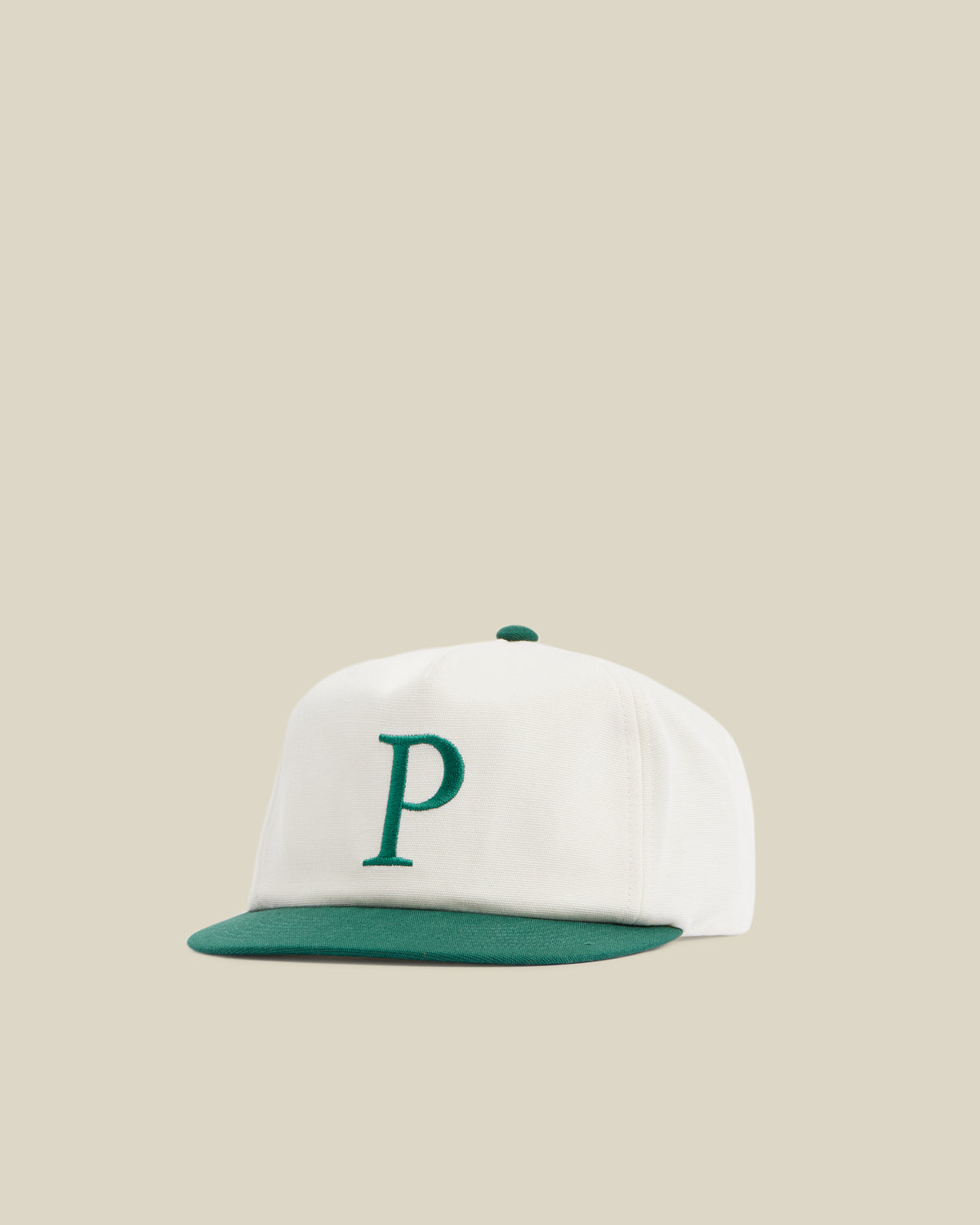 CAP CANVAS - GREEN ECRU