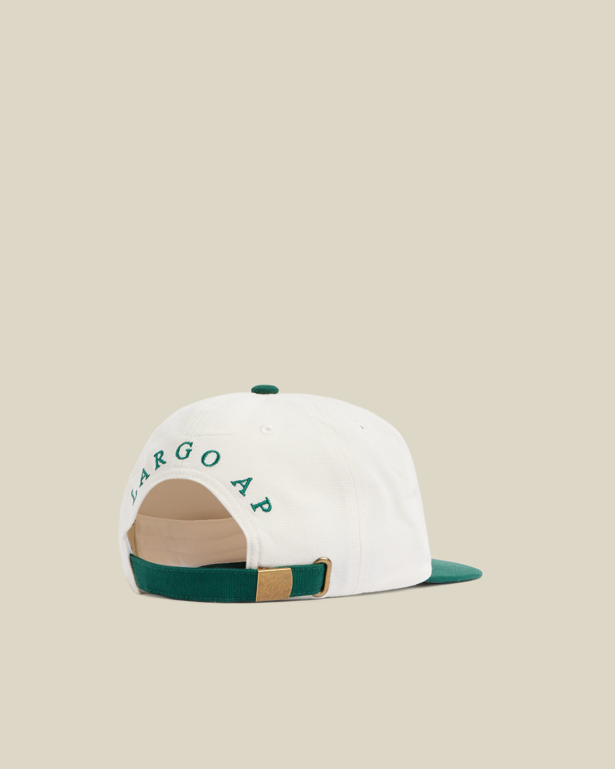 CAP CANVAS - GREEN ECRU