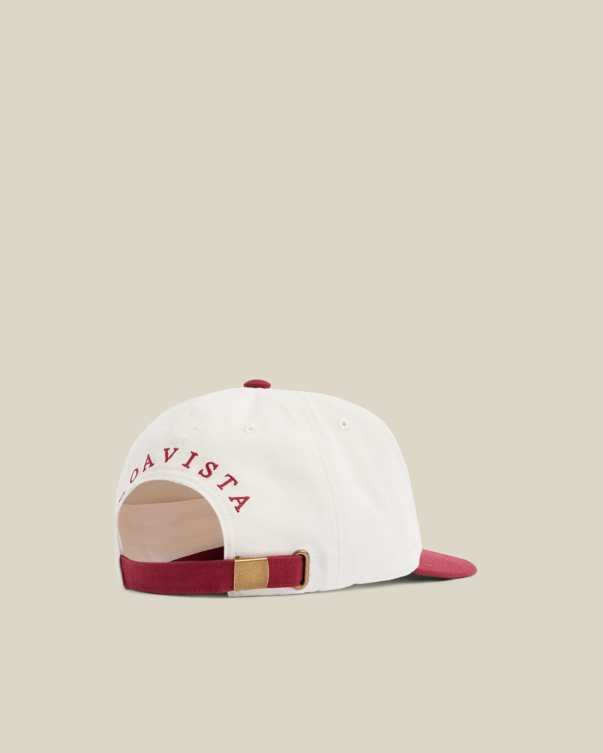 CAP CANVAS - BORDEAUX ECRU